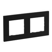 Niloe Step - ramka podwójna 2x- kolor czarny, Legrand