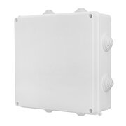PK-8 puszka natynkowa 196x196x78 8 dławic IP 55 - kolor biały