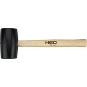 Młotek gumowy 63 mm, 680 g, trzonek drewniany