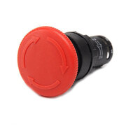 Przycisk dłoniowy bezpieczenstwa, monoblok, 1NO+1NC, grzybek 40 mm, czerwony