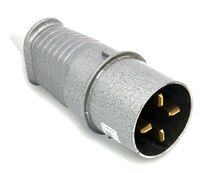 Wtyczka przenośna ze stykami płaskimi IP 44 - 63A 500V~ 3P+Z