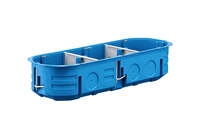 Puszka do pustych ścian P3x60K MULTIBOX K niebieski