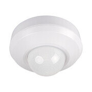 Czujnik ruchu 3xPIR SENTO-O-WT-W IP44/20 kąt detekcji H360 zasięg max 20m kolor biały