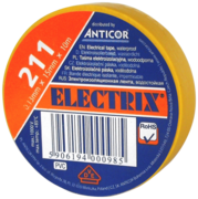 ELECTRIX 211 taśma elektroizolacyjna 0,13 mm x 15 mm x 10 m żółta