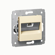 CARIVA GNIAZDO TELEFONICZNE 1XRJ11 KREM, Legrand