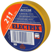 ELECTRIX 211 taśma elektroizolacyjna 0,13 mm x 19 mm x 20 m żółta