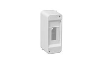 Obudowa modułowa natynkowa S-2, bez szybki, bez złączki, biała, IP30