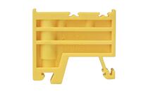 Trzymacz blokada końcowa na szynę TS/TH35 KU-1/35 ż&oacute;łty A44-1201