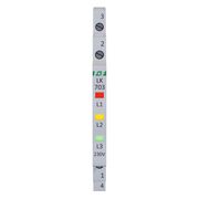 Lampka kontrolna zasilania 1/3S 3xLED CZERWONA/ŻÓŁTA/ZIELONA
