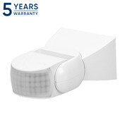 Czujnik ruchu 360/180st. 2 sensory, IP65, 1200W, biały