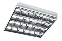 G-TECH OPRAWA RASTRO LED 60,4x60 T8-J LED, G13, AC220-240V, 50/60Hz, IP20, PODTYNKOWA, BIAŁA