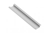 PROFIL ALUMINIOWY LED Z KOŁNIERZEM GLAX SILVER 2m (WPUSZCZANY)