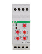 Przekaźnik czasowy 2-funkcyjny (nastawa 2 czasów T1 T2, styk: 2xNO/NC 230V PCU-520