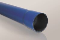 Rura osłonowa sztywna z kielichiem ROS-M (RHDPE) 110/5,5 - nieb. -6 m (50szt/paleta)