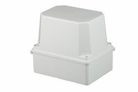 Puszka hermetyczna S-BOX 150x110x140, wysoka, bez dławik&oacute;w, szara, bezhalogenowa, IP65