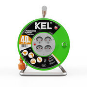 PB-ST/D/40M/3X1,5/H05VV-F Przedłużacz bębnowy STANDARD LINE; 4x2p+Z; IP20; 16A; H05VV-F; 3x1,5; 40m; pomarańczowy