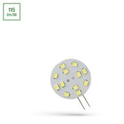 LED G4 12V 2W 12 LED CW 30mm SPECTRUM