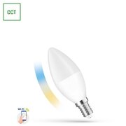 LED ŚWIECOWA 5W E-14 230V CCT+DIM Wi-Fi Spectrum SMART