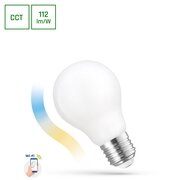 LED GLS 5W E-27 COG 230V CCT+DIM MILKY Wi-Fi Spectrum SMART