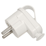 Wtyczka rozbieralna, kątowa Uni-SCHUKO, 2p+Z, 16A, 250V z uchem; WT-16U/Z BIAŁY
