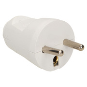 Wtyczka rozbieralna, prosta 2p+Z, 16A, 250V; WT-30 BIAŁY