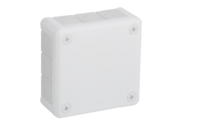 Puszka "90" n/t 98x98x42mm IP55 12-wl dł.gum. biała