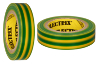ELECTRIX 211 taśma elektroizolacyjna 0,13 mm x 19 mm x 20 m żółto-zielona
