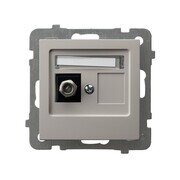 AS Gniazdo antenowe typu F pojedyncze - kolor kaszmir