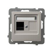 AS Gniazdo komputerowe pojedyncze, kat. 5e MMC - kolor kaszmir