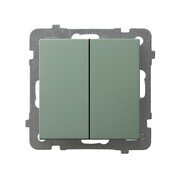 AS Łącznik dwugrupowy świecznikowy - kolor zielony mat